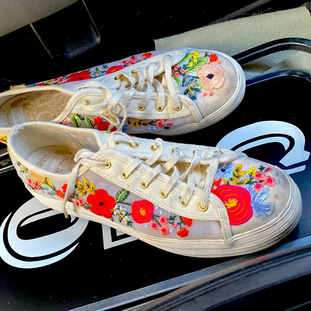 Keds floral sneakers size 9